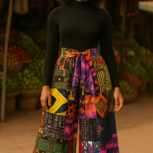 Patch Palazzo Pants- Free size