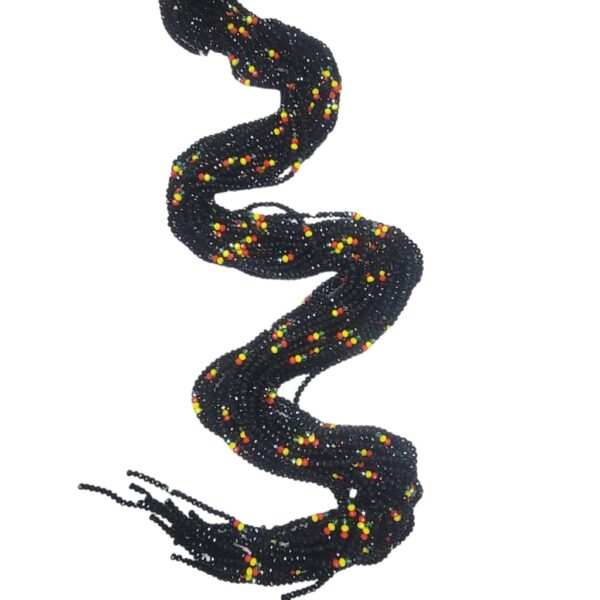 Black Crystal waist beads