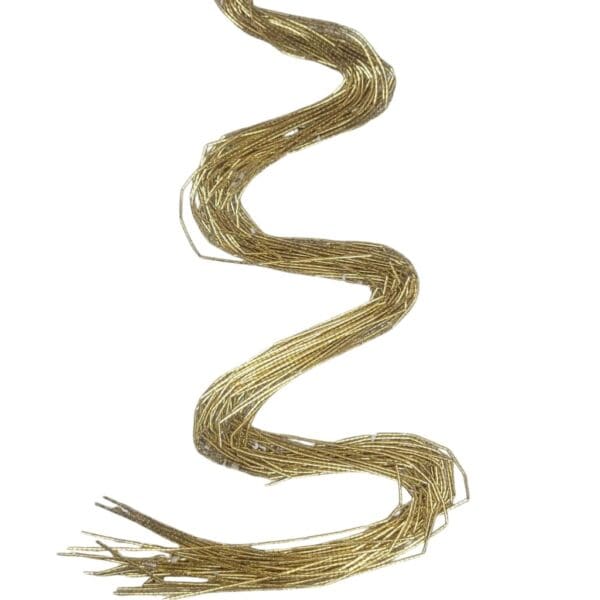 Gold Sqaure waist beads